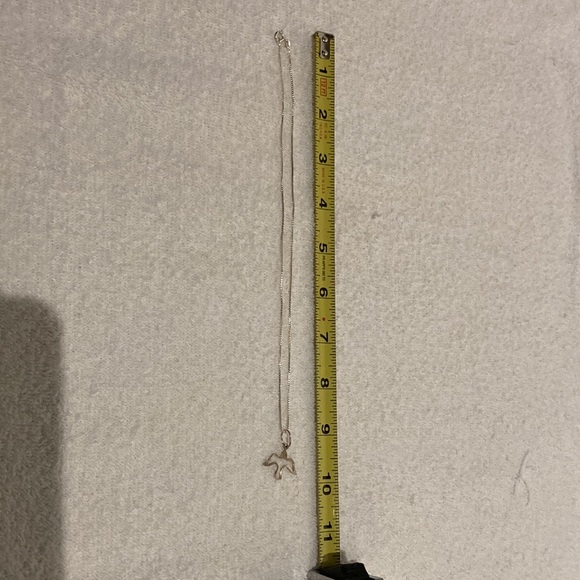 NWOT Silver necklace with dove charm - Picture 4 of 4